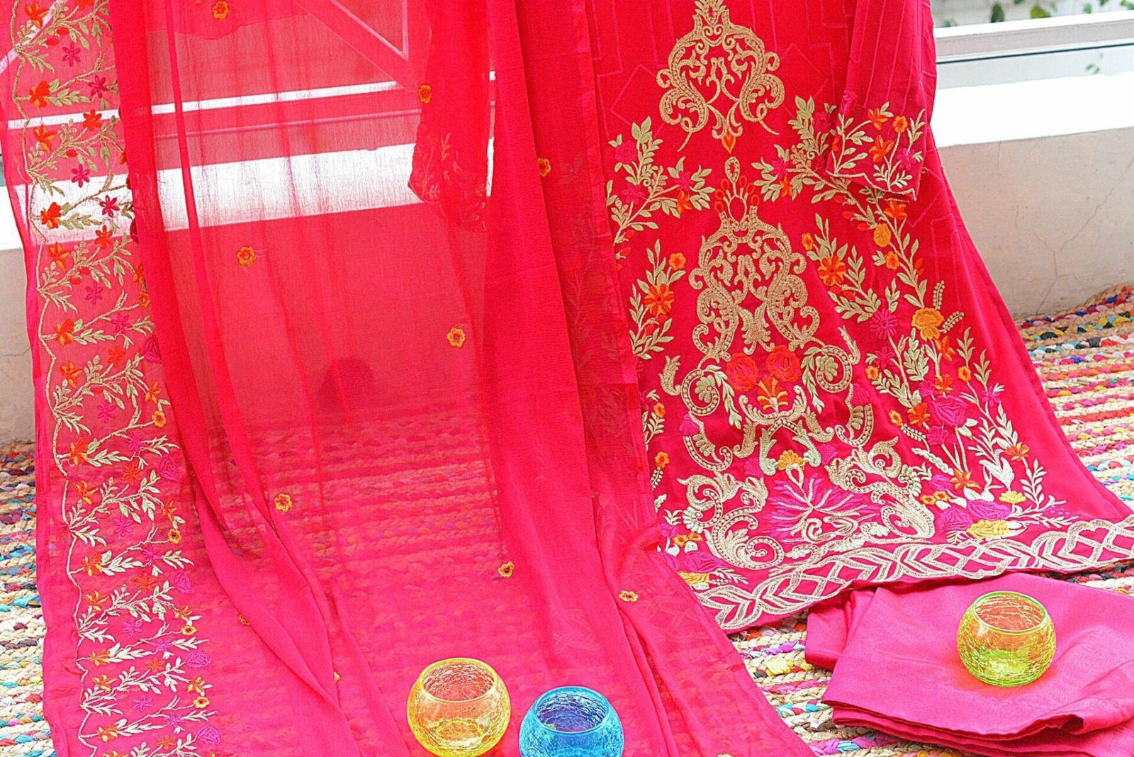 Magenta Alluring Ethnic Dress