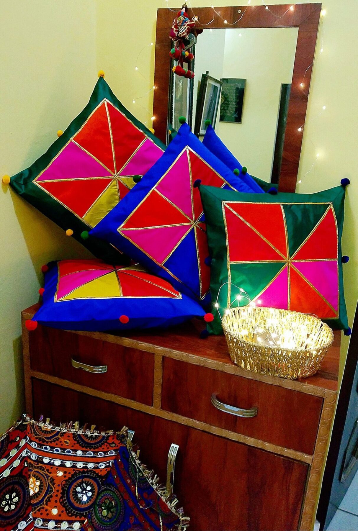 Multicolor Cushion Covers