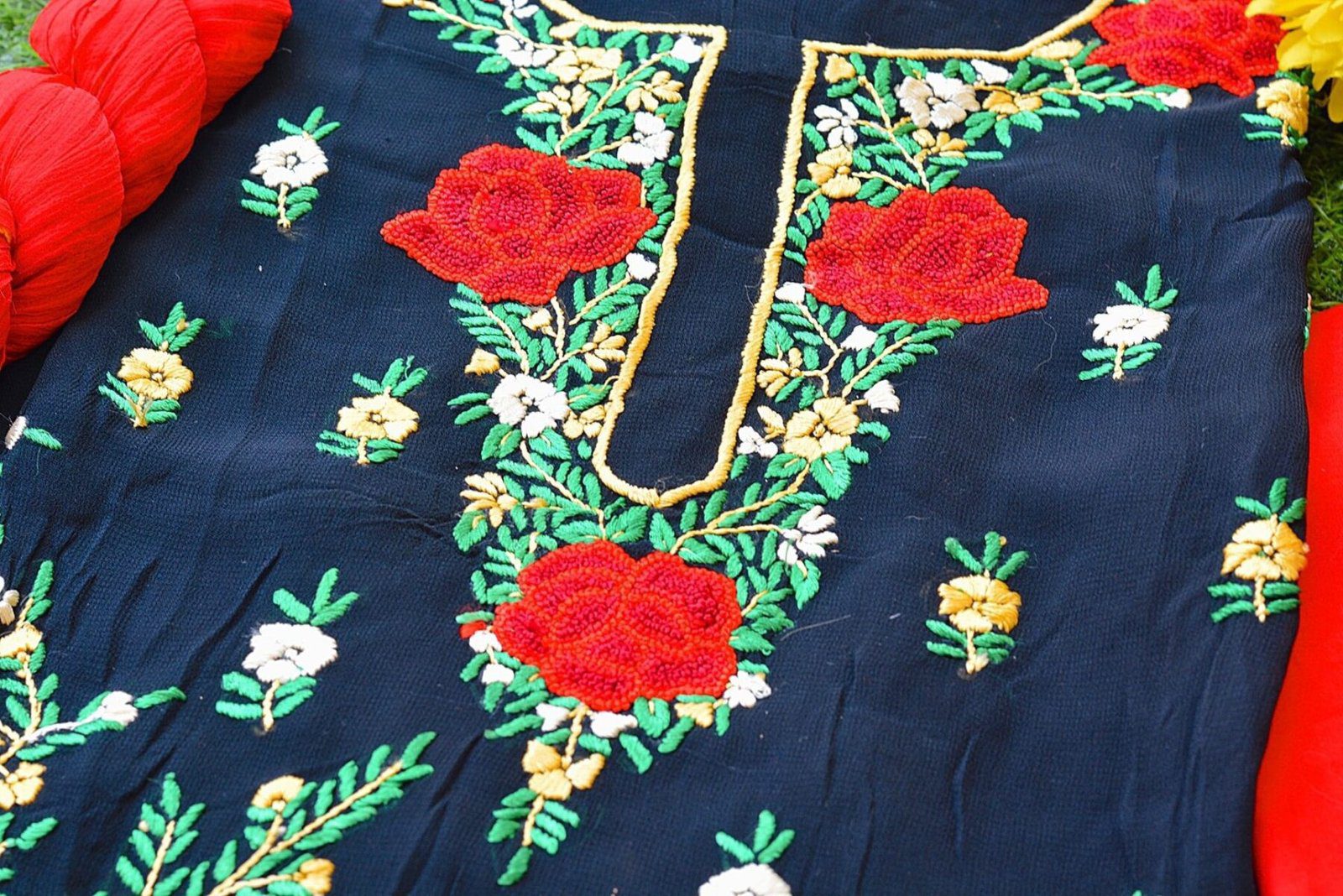 Beautiful Black Embroidered Outfit