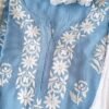 Comforting Pastel Blue Modal Chikankari Outfit