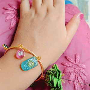 Stunning Meenakari Bangle Style Multicolor Lightweight Bracelet