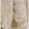 Breathtaking White Chikankari Hand Embroidered Fancy Salwar