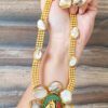 Antique Rani Style Big Multistone Tanjore Necklace Set