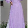 Luminous Lavender Purple Modal Chikankari Outfit